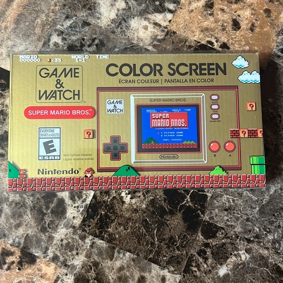 Nintendo Game and Watch Super Mario Bros Color Screen Handheld Console - Picture 1 of 2